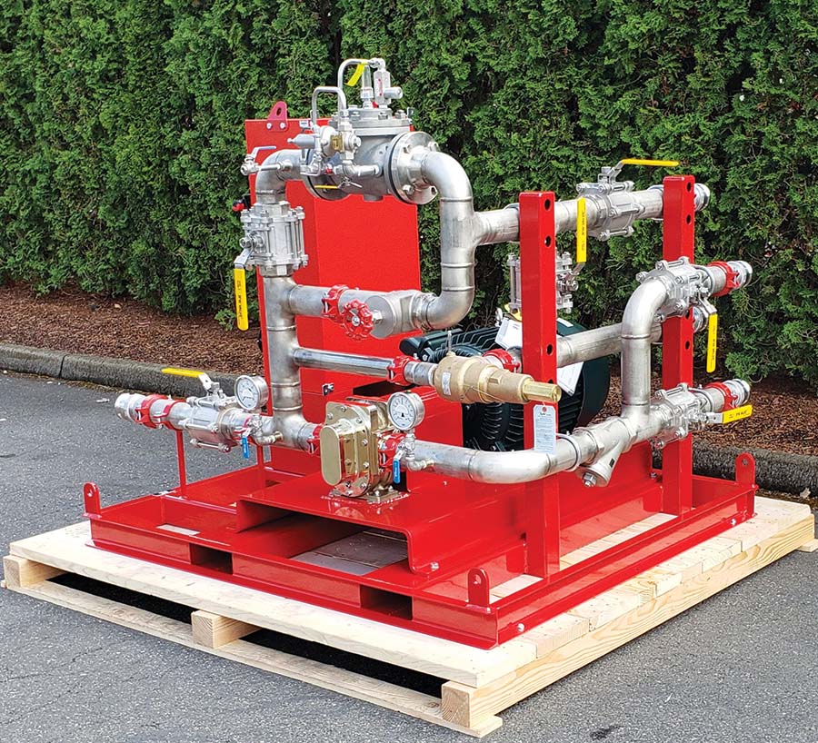 Single Electric ILBP Pump Skid - Fire Lion Global